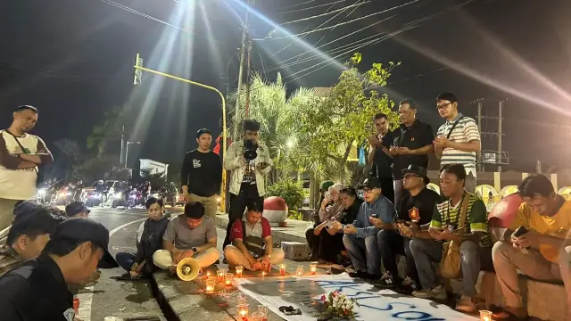 Puluhan Wartawan Bengkulu Gelar Aksi Solidaritas untuk Lima Jurnalis yang Hilang di Selat Sunda