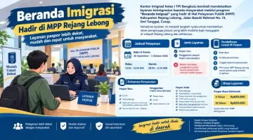 Dekatkan Layanan Paspor ke Masyarakat, Imigrasi Bengkulu Hadirkan “Beranda Imigrasi” di MPP Rejang Lebong