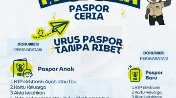 Dekatkan Layanan Paspor, Imigrasi Bengkulu Hadirkan Pasporia di Sport Center pada Minggu