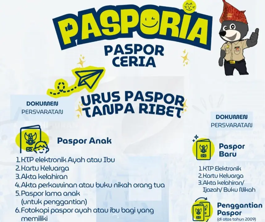 Dekatkan Layanan Paspor, Imigrasi Bengkulu Hadirkan Pasporia di Sport Center pada Minggu