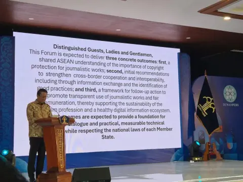 ASEAN Forum 2026: Indonesia Dorong Kerja Sama Regional Lindungi Hak Cipta Jurnalistik dari AI