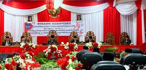 DPRD Bengkulu Utara Gelar Paripurna Istimewa Peringati HUT ke-81 Kemerdekaan RI