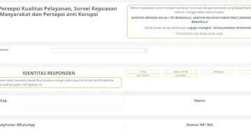 Imigrasi Bengkulu Ajak Pengguna Layanan Isi Survei SPAK-SPKP dan Puas Nian