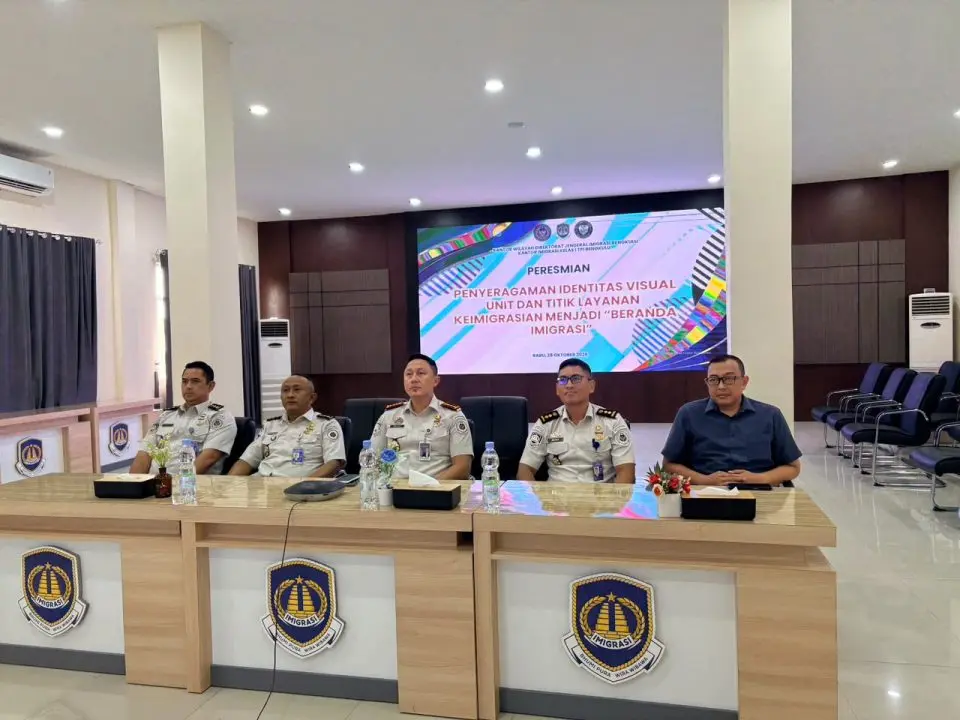 Imigrasi Bengkulu Ikuti Launching Perubahan Nama dan Identitas Visual Beranda Imigrasi pada MPP Kabupaten Rejang Lebong