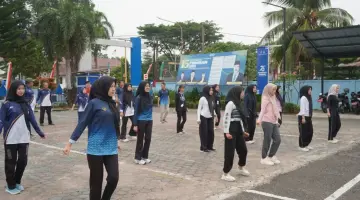 Jaga Kebugaran dan Kekompakan, Kanim Bengkulu Gelar Senam Pagi Bersama