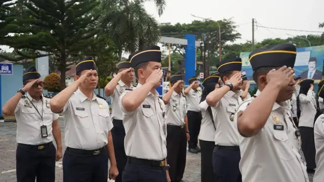 Kanim Bengkulu Gelar Upacara Hari Sumpah Pemuda ke-98, Teguhkan Semangat Pemuda untuk Indonesia