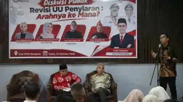 KPID Bengkulu Bahas Revisi UU Penyiaran, Regulasi Dinilai Perlu Sesuai Perkembangan Digital