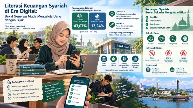 Literasi Keuangan Syariah di Era Digital: Bekal Generasi Muda Mengelola Uang dengan Bijak