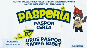 Permudah Pengurusan Paspor, Kanim Bengkulu Hadirkan Kembali Layanan Pasporia pada Akhir Pekan
