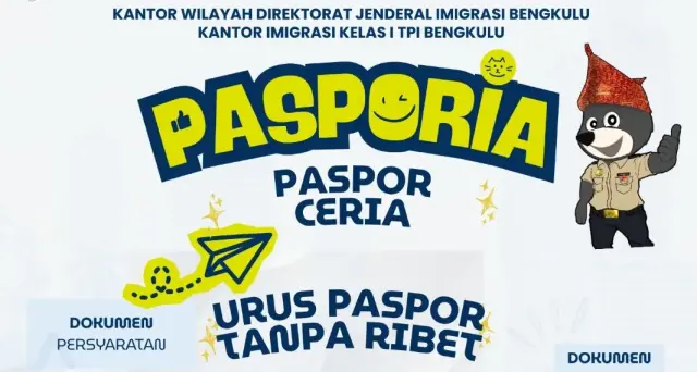 Permudah Pengurusan Paspor, Kanim Bengkulu Hadirkan Kembali Layanan Pasporia pada Akhir Pekan