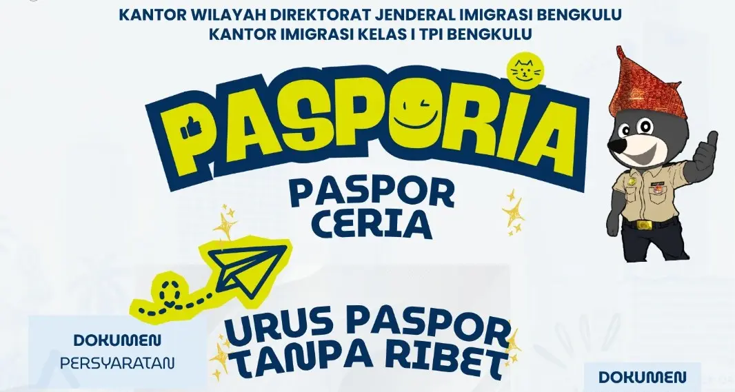 Permudah Pengurusan Paspor, Kanim Bengkulu Hadirkan Kembali Layanan Pasporia pada Akhir Pekan