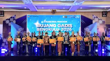 Ridho Pratama dan Fildzah Dwi Dinobatkan sebagai Bujang Gadis Bengkulu 2026